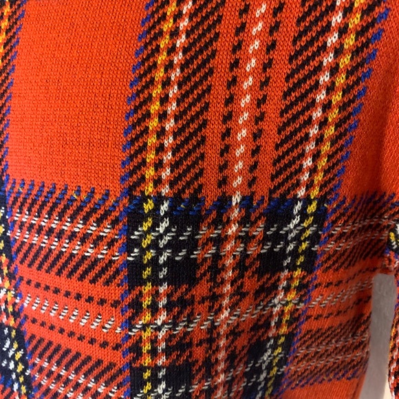 NWOT Sandro Rare Red Tartan Sweater Size Small - Picture 5 of 11